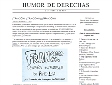 Tablet Screenshot of humordederechas.com